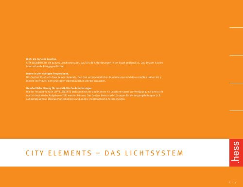 CITY ELEMENTS - Hess AG