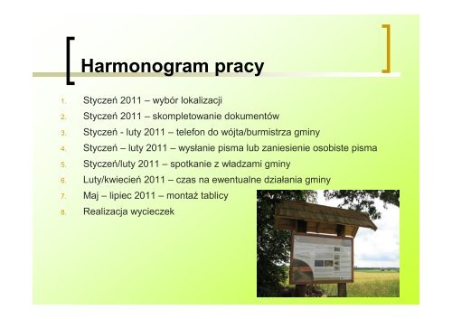 Tablice informacyjne na obszarach Natura 2000