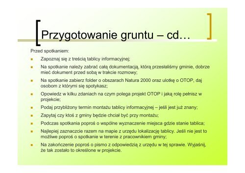 Tablice informacyjne na obszarach Natura 2000