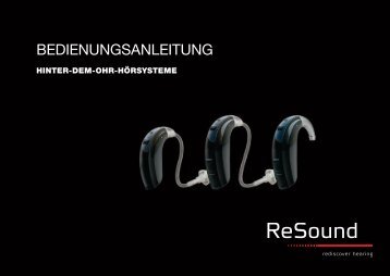 BEDIENUNGSANLEITUNG - GN ReSound