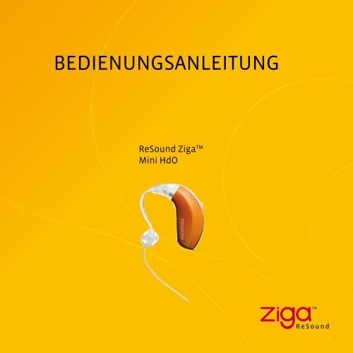 Ziga ZG61 user guide (Zuletzt aktualisiert 19.07.2012 - GN ReSound
