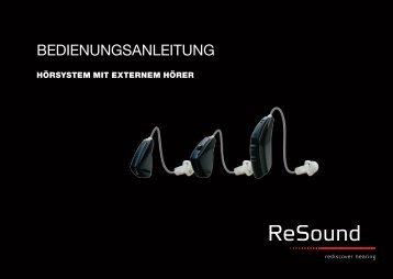 BEDIENUNGSANLEITUNG - GN ReSound