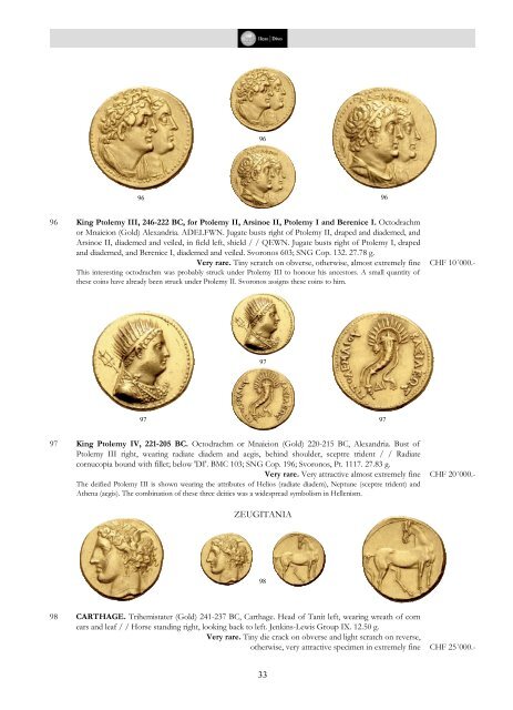 MÜNZEN UND MEDAILLEN COINS AND MEDALS Antike – Mittelalter