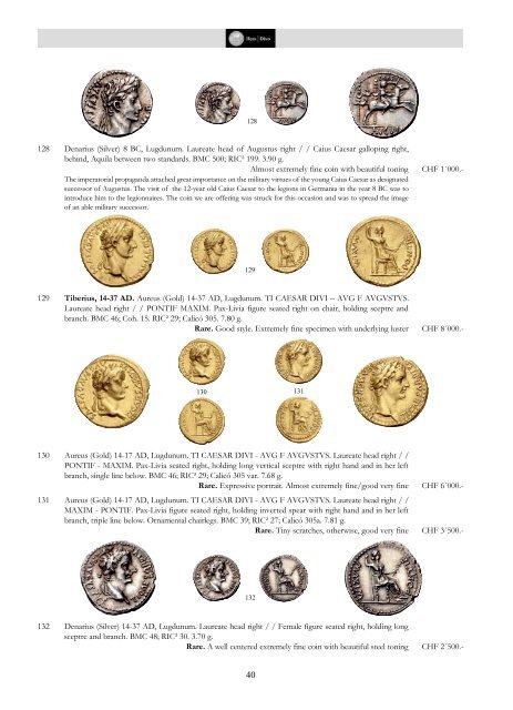 MÜNZEN UND MEDAILLEN COINS AND MEDALS Antike – Mittelalter