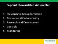 5-point Stewardship Action Plan