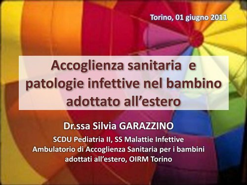 Accoglienza sanitaria e patologie infettive nel bambino adottato all’estero