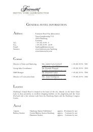 GENERAL HOTEL INFORMATION Address: Contact Location Arrival