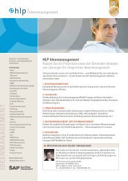 IDEEN M ANAGEMENT - HLP Informationsmanagement  GmbH