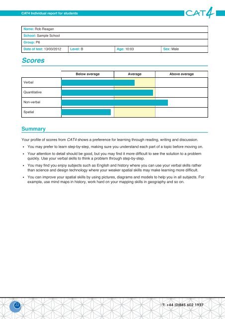 Sample Reports