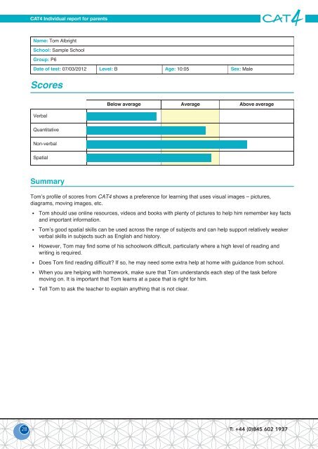 Sample Reports