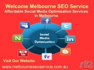 Social Media Management | Social Media Optimization Melbourne