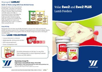 Volac Ewe2 and Ewe2 PLUS Lamb Feeders