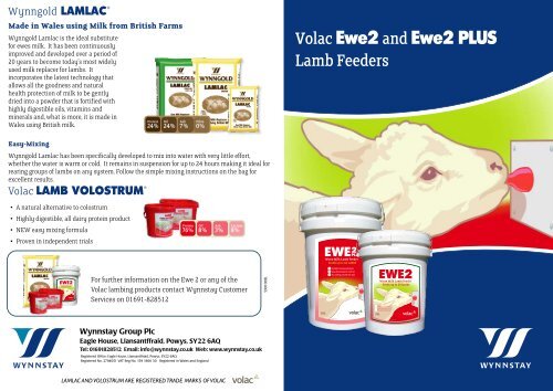Volac Ewe2 And Ewe2 Plus Lamb Feeders