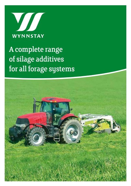 of silage additives for all forage systems