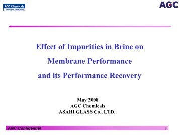 Effect of Impurities in Brine on Membrane ... - Salt Partners