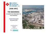 (AIM BPC) THE BAHAMAS