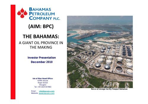 (AIM BPC) THE BAHAMAS