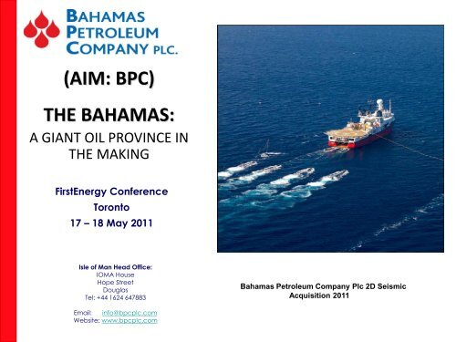 (AIM BPC) THE BAHAMAS