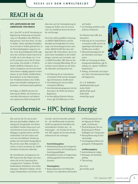 Einfallsreichtum und Vielseitigkeit unter Beweis gestellt - HPC AG