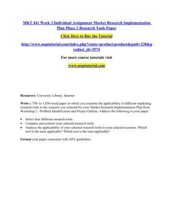 market plan phase i paper market plan phase i paper