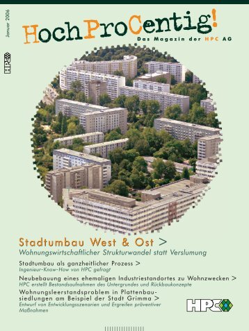 Wohnungswirtschaftlicher Strukturwandel statt Verslumung - HPC AG