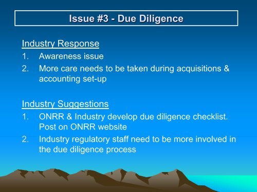 ONRR’s Common Issues In Industry Audit
