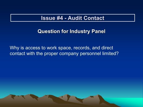 ONRR’s Common Issues In Industry Audit