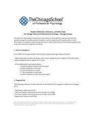 Student Admission, Outcomes, and Other Data For Chicago School ...