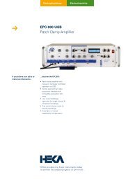 EPC 800 USB - HEKA Elektronik Dr. Schulze GmbH