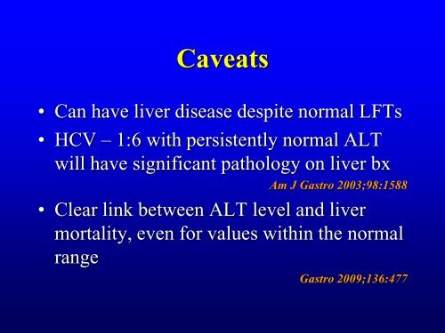 Patterns of abnormal LFTs and their differential diagnosis