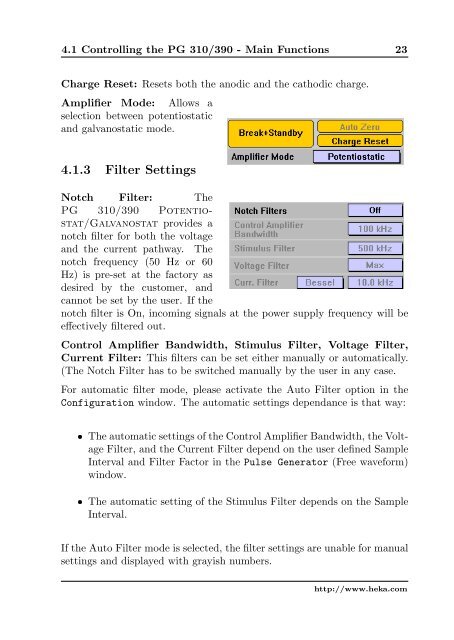 PG 300 Manual  - HEKA Elektronik Dr. Schulze GmbH