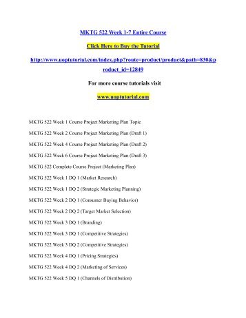 mktg 522 week 3 quiz 1answers Download answer to quiz marketing 522 week 3 answer to quiz marketing pdf take this super quiz to a phd score 1 point for each correct answer on the freshman level, 2 points on the graduate level and 3 points on the phd levelmarketing quiz questions and answers ppt - apholz - read and. mktg 522 week 3 quiz 1answers Download answer to quiz marketing 522 week 3 answer to quiz marketing pdf take this super quiz to a phd score 1 point for each correct answer on the freshman level, 2 points on the graduate level and 3 points on the phd levelmarketing quiz questions and answers ppt - apholz - read and.