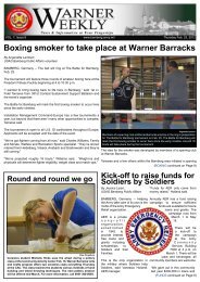 Boxing smoker to take place at Warner Barracks - USAG Bamberg ...