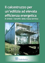 Il calcestruzzo per un’edilizia ad elevata efficienza energetica