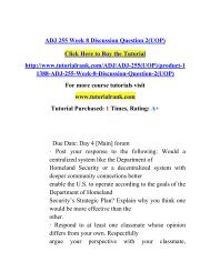 ADJ 255 Week 8 Discussion Question 2(UOP)/ Tutorialrank