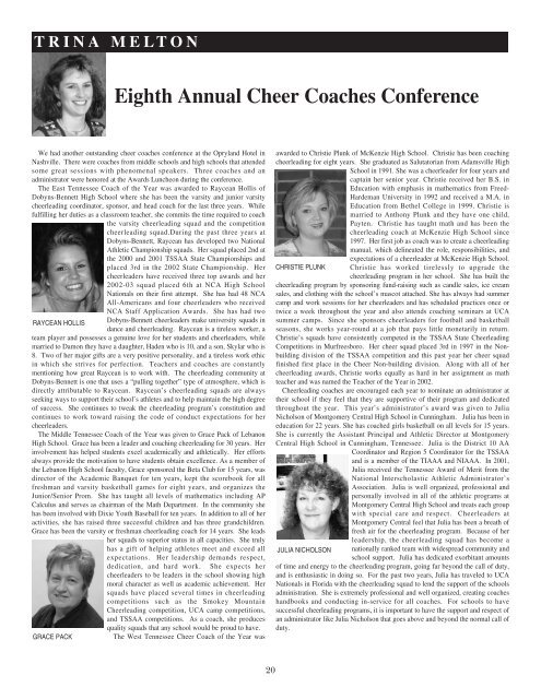 Spring 2003 - tssaa