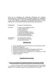 acta de la asamblea de carÃ¡cter ordinaria del consejo regulador de ...