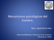 Mecanismos psicológicos del hambre