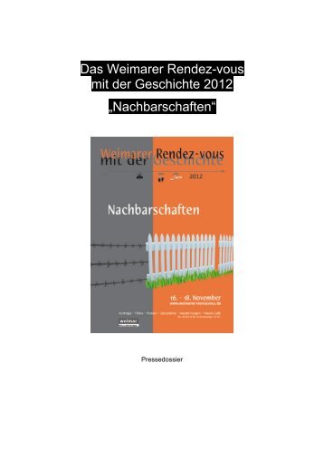 Programm 2012 Download PDF - Weimarer Rendez-vous