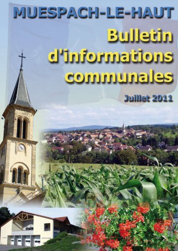 Bulletin communal Ã©tÃ© 2011 - Muespach-le-Haut