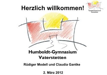 Gegenüberstellung - Humboldt-Gymnasium Vaterstetten