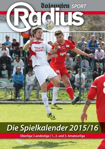 Radius Spielkalender 06-2015
