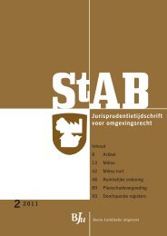 StAB Jurisprudentietijdschrift 2011, 2