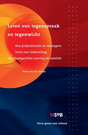 Leren van tegenspraak en tegenwicht