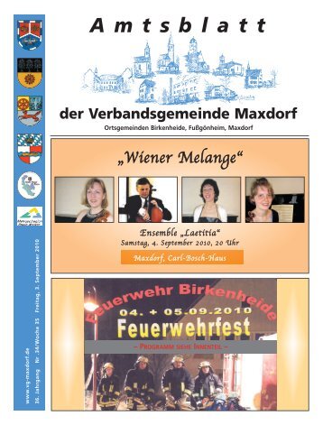 Birkenheide - Verbandsgemeinde Maxdorf