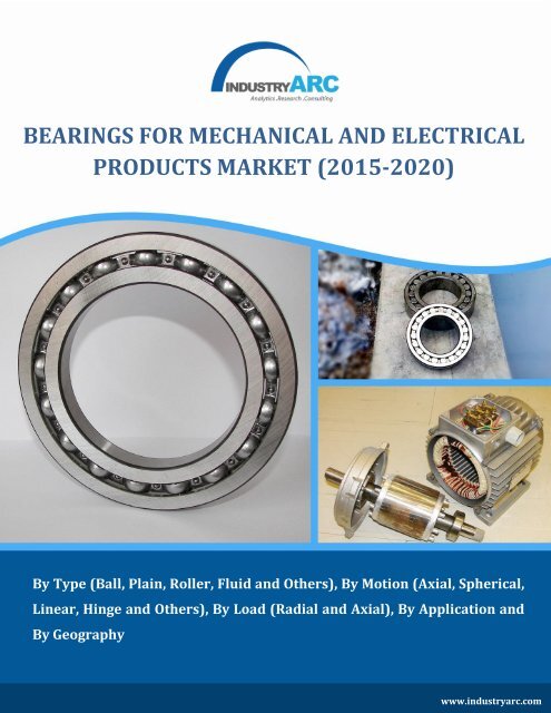 Bearings for Mechanical and Electrical Products Market