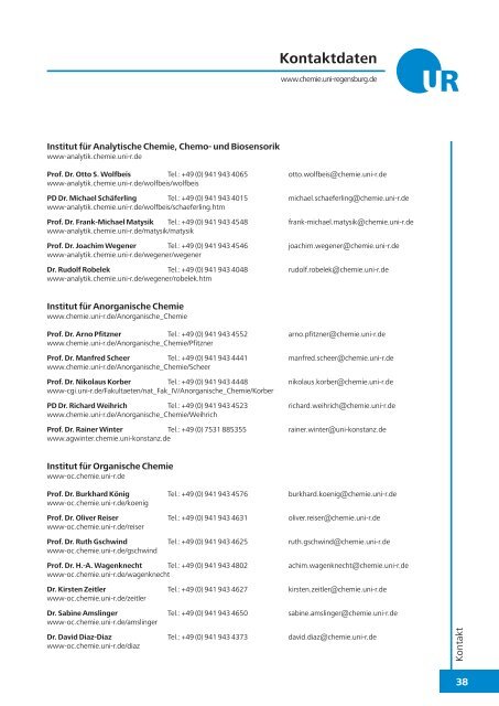 Chemie & Pharmazie - Chemie und Pharmazie - Universität ...