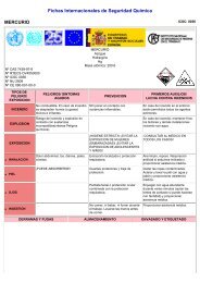 Fichas Internacionales de Seguridad Química MERCURIO