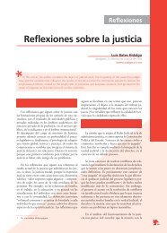 Reflexiones sobre la justicia