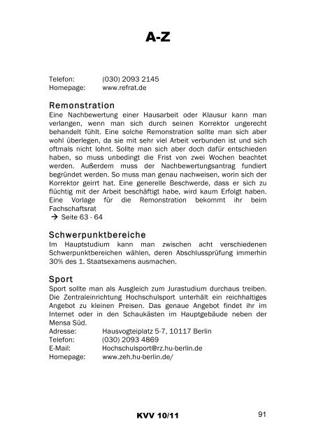(ZA) Zeitschrift für Jurastudium und Ausbildung - Fachschaftsrat - HU ...